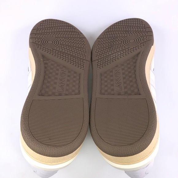 Lanvin Tennis High Top Clay Nash Sneakers Whlte 44 (US 11) - Picture 5 of 8